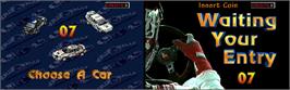 Select Screen for World Rally 2: Twin Racing.