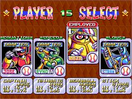 Select Screen for Yakyuu Kakutou League-Man.