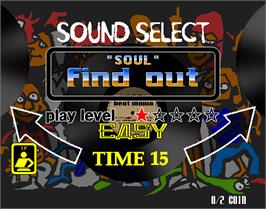 Select Screen for beatmania complete MIX.