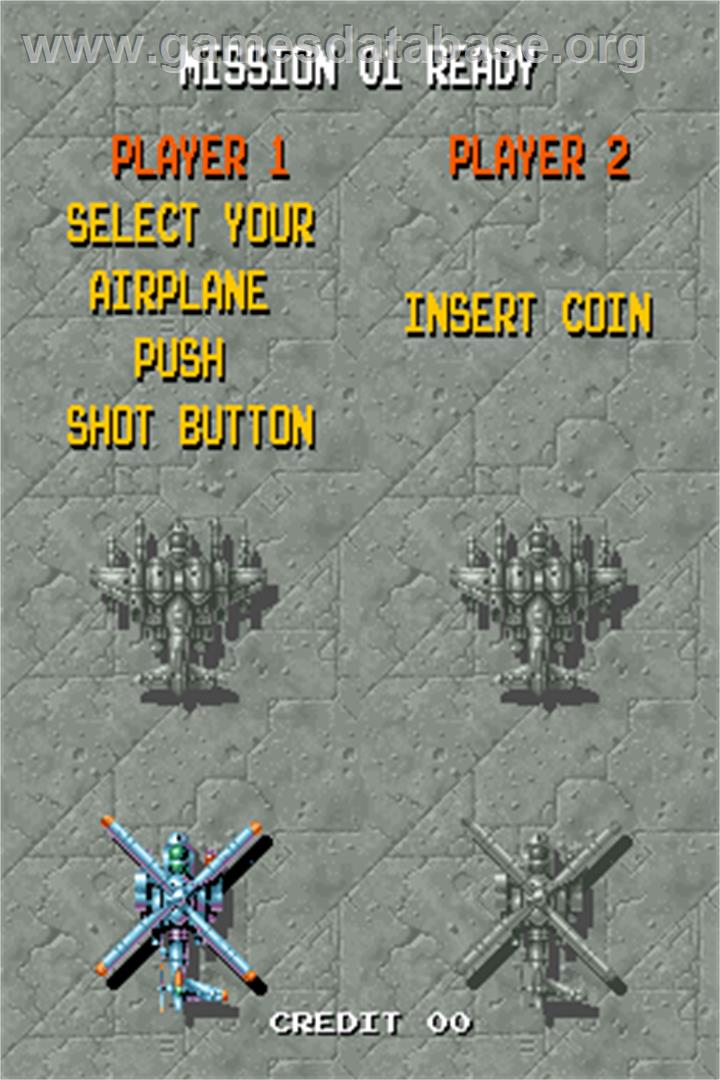 Air Duel - Arcade - Artwork - Select Screen