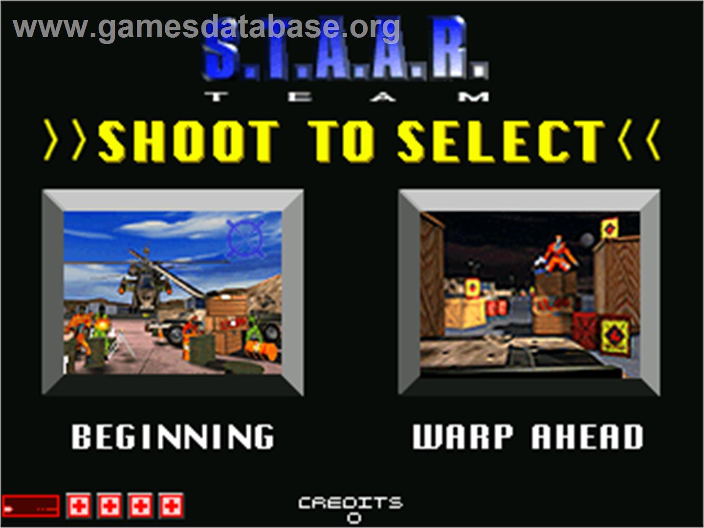 Area 51 / Maximum Force Duo - Arcade - Artwork - Select Screen