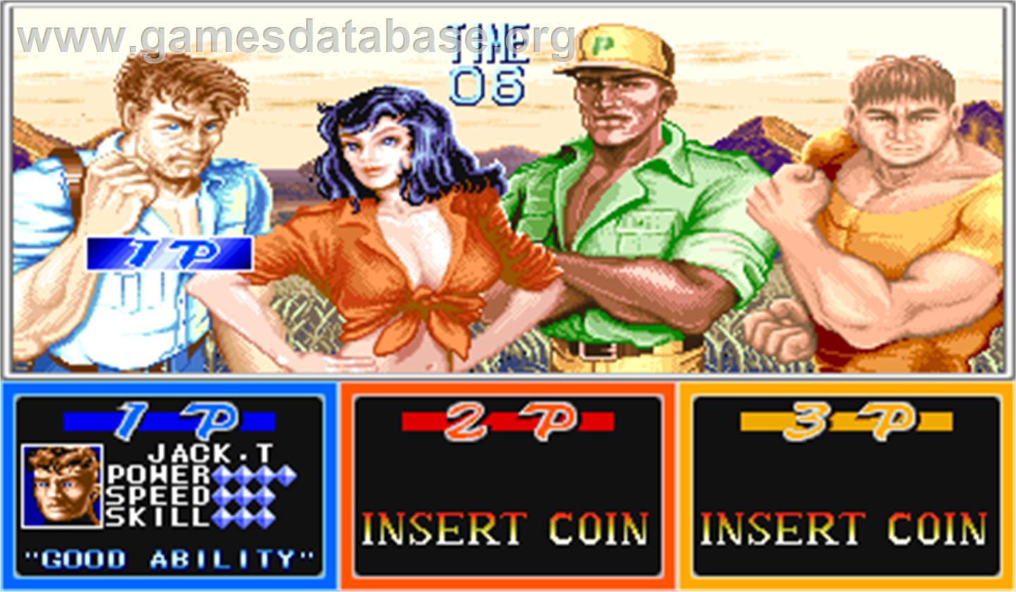 Cadillacs and Dinosaurs - Arcade - Artwork - Select Screen