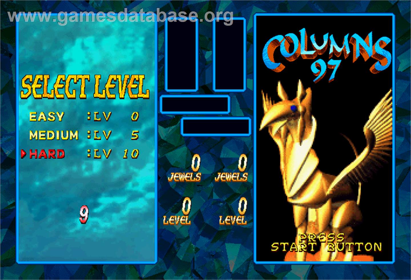 Columns '97 - Arcade - Artwork - Select Screen