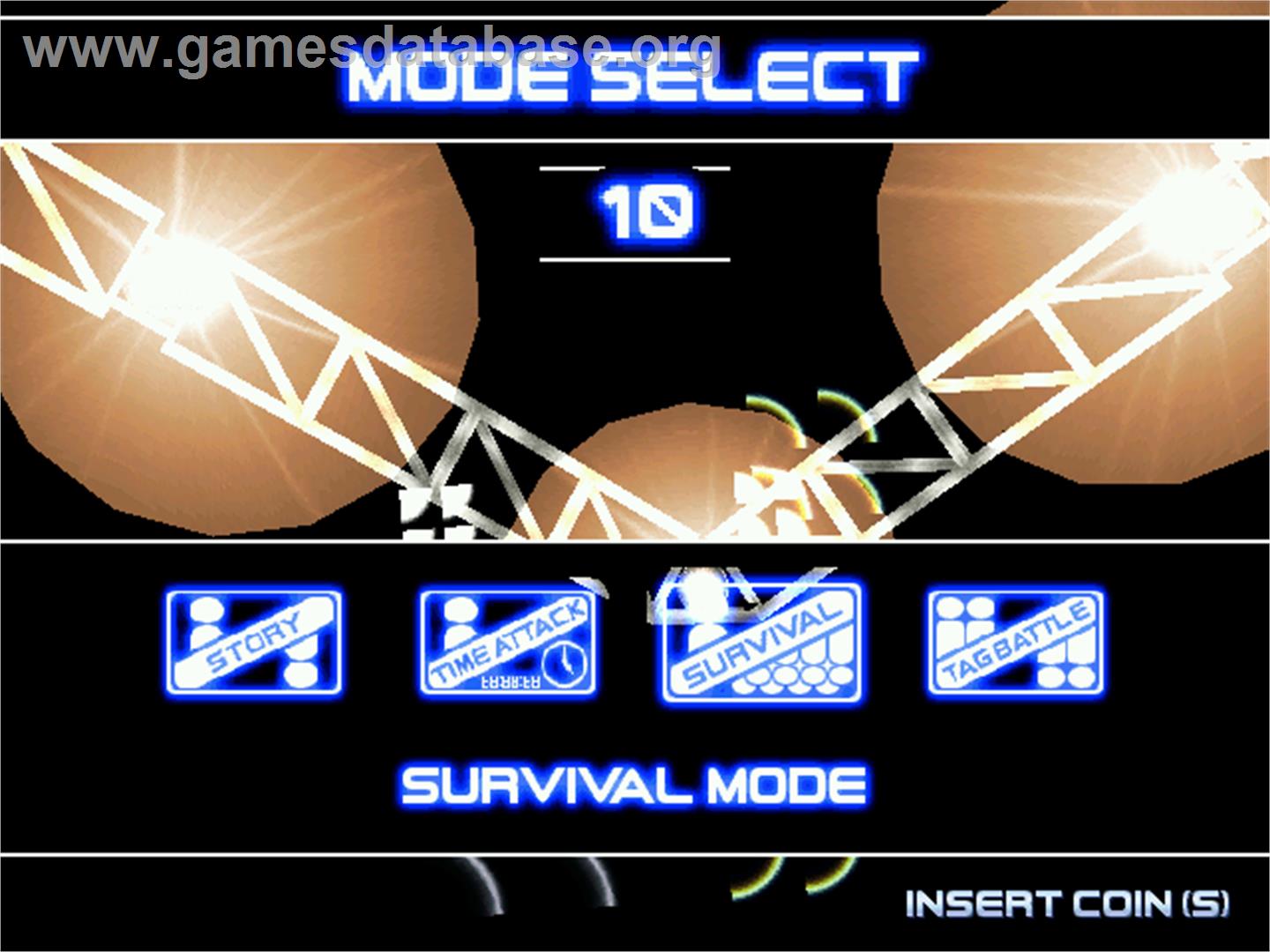 Dead or Alive 2 Millennium - Arcade - Artwork - Select Screen