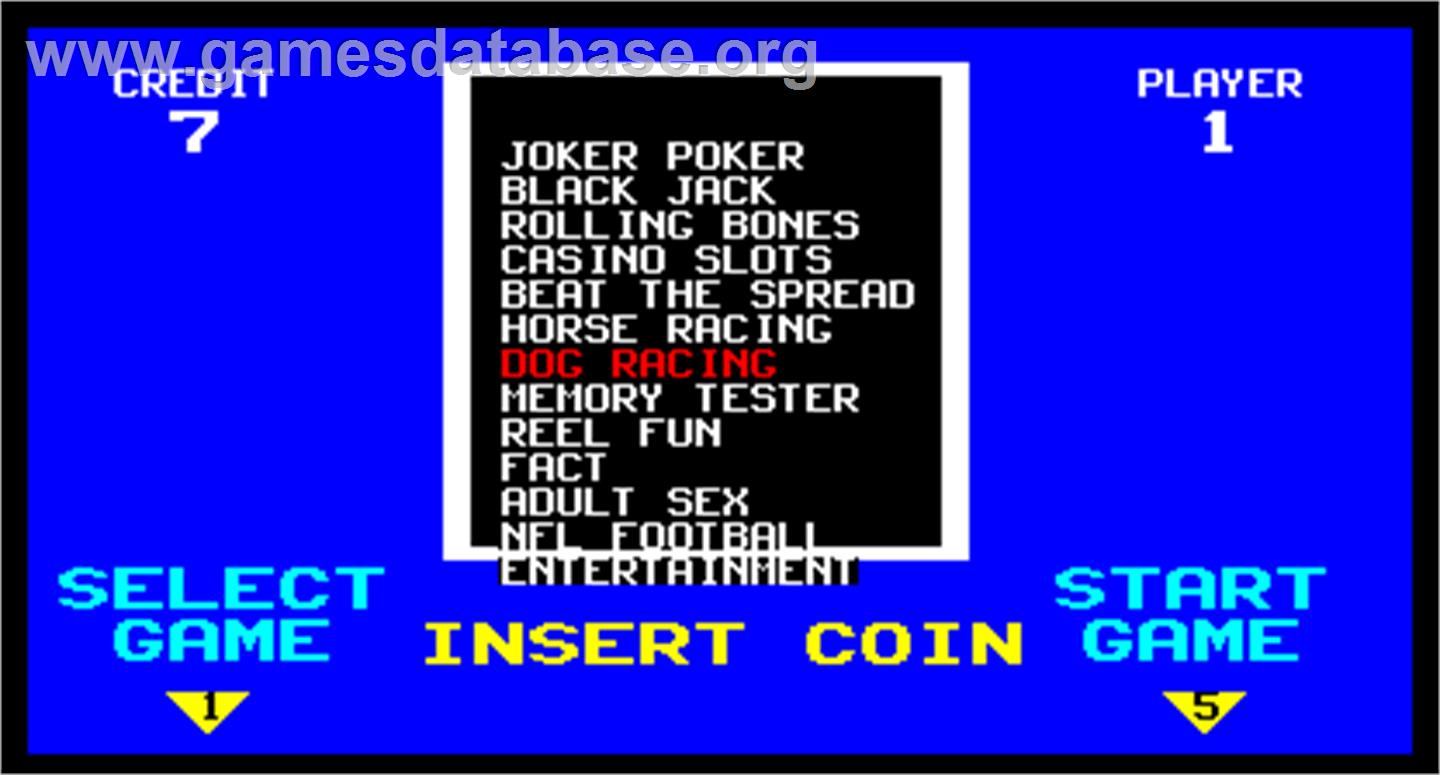 GEI Multi Game - Arcade - Artwork - Select Screen