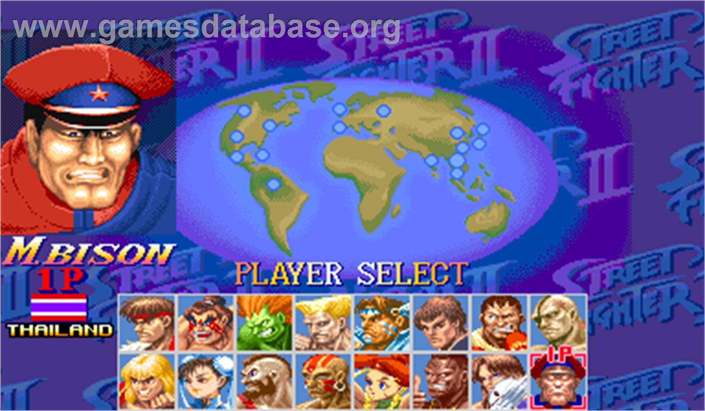 Hyper Street Fighter II: The Anniversary Edition - Arcade - Artwork - Select Screen