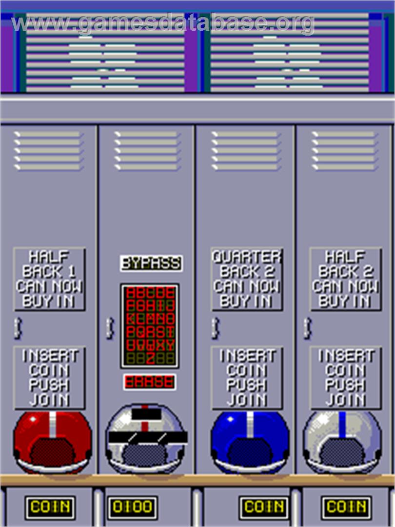 John Elway's Team Quarterback - Arcade - Artwork - Select Screen
