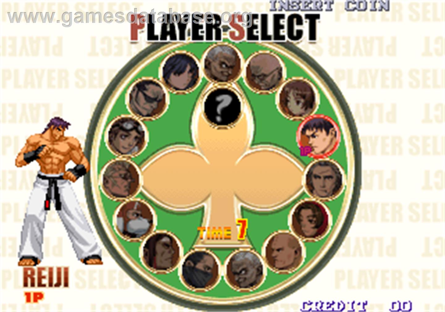 Matrimelee / Shin Gouketsuji Ichizoku Toukon - Arcade - Artwork - Select Screen