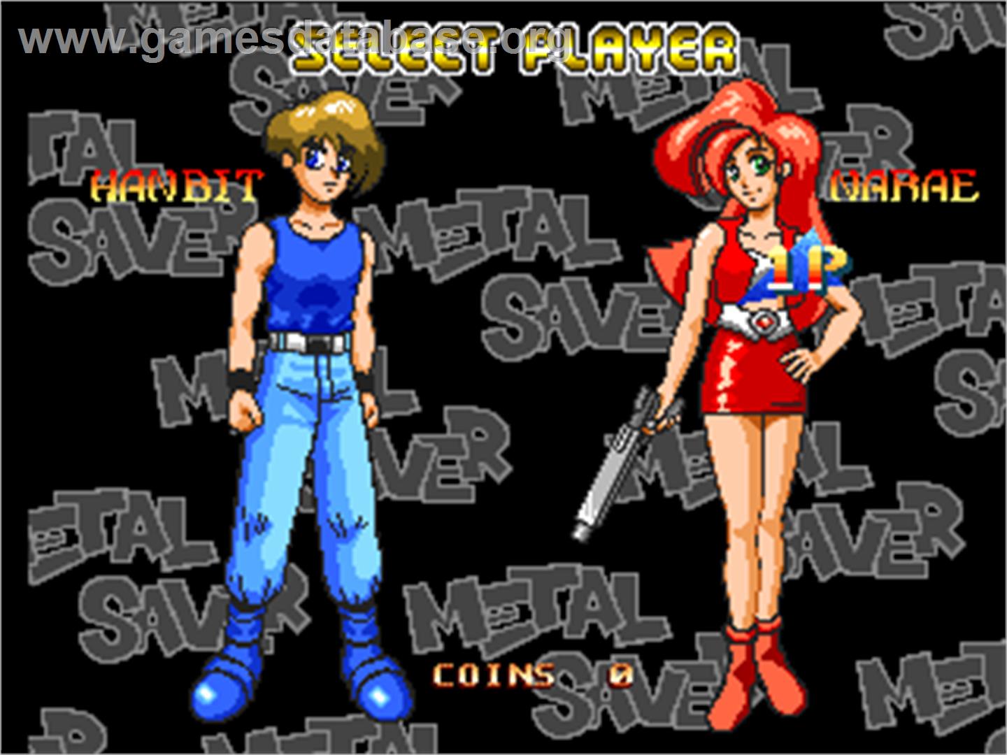 Metal Saver - Arcade - Artwork - Select Screen