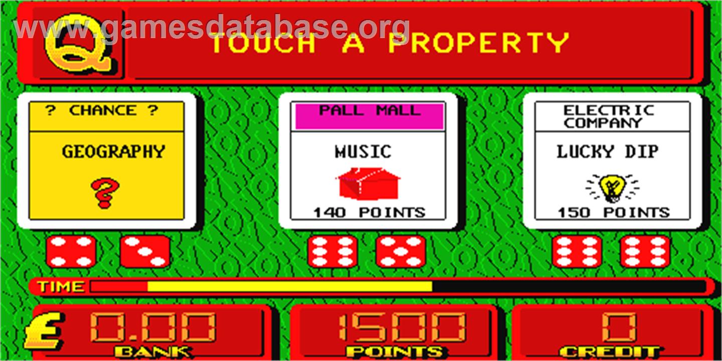 Monopoly - Arcade - Artwork - Select Screen