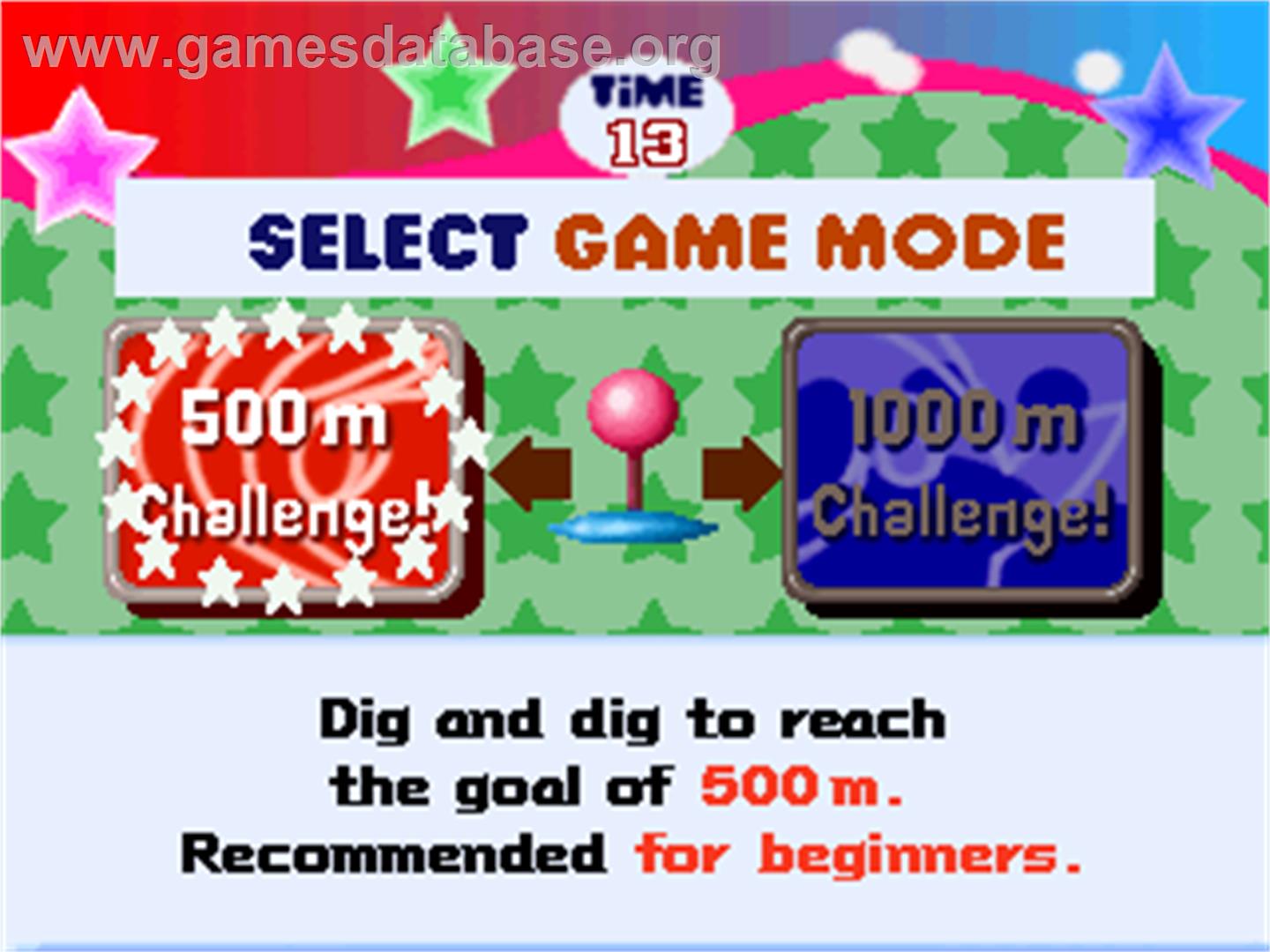 Mr. Dig - Arcade - Artwork - Select Screen
