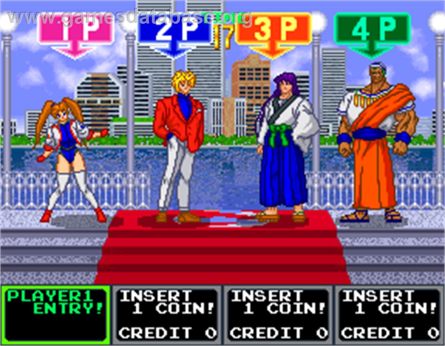 Numan Athletics - Arcade - Artwork - Select Screen