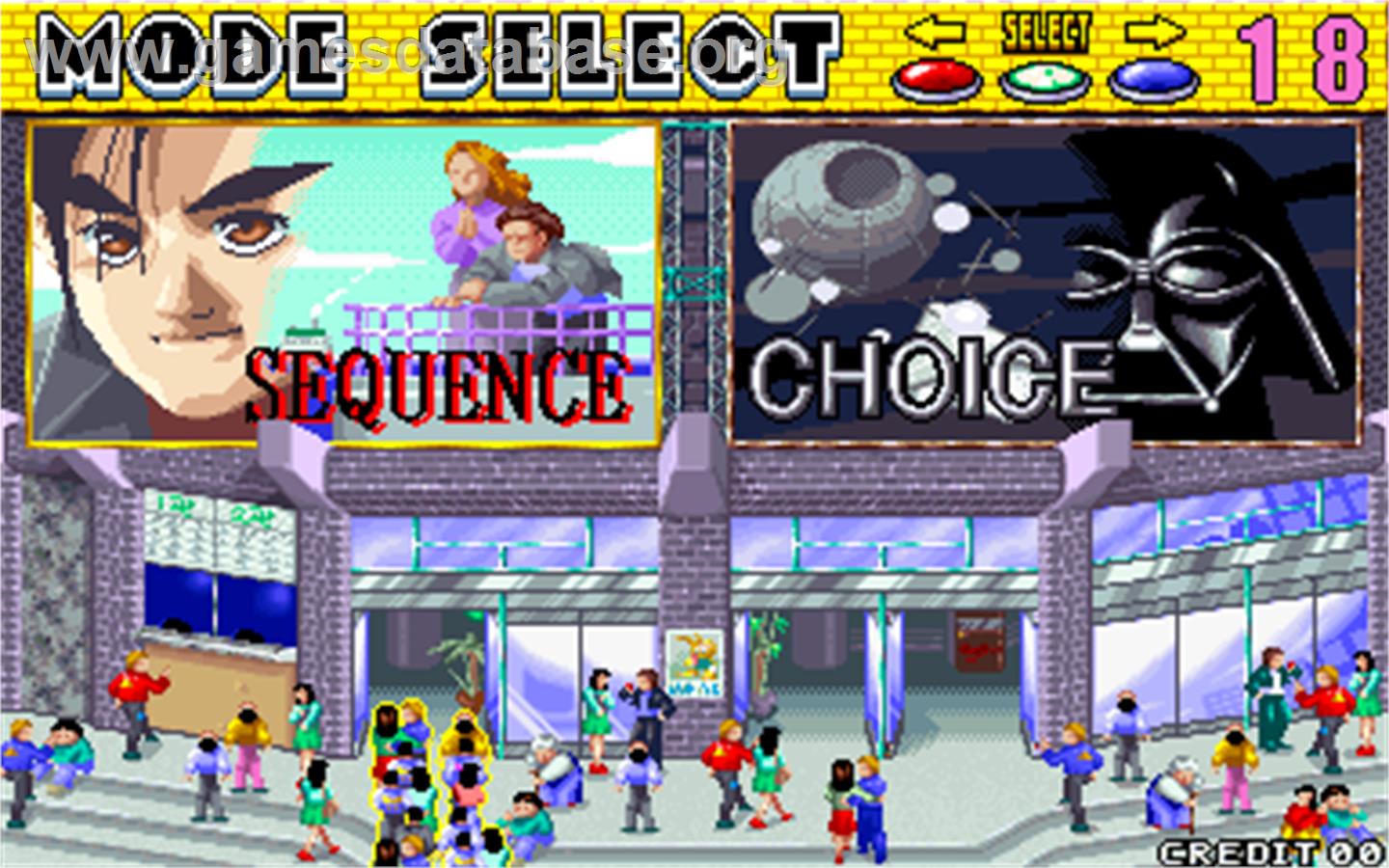 Pasha Pasha 2 - Arcade - Artwork - Select Screen