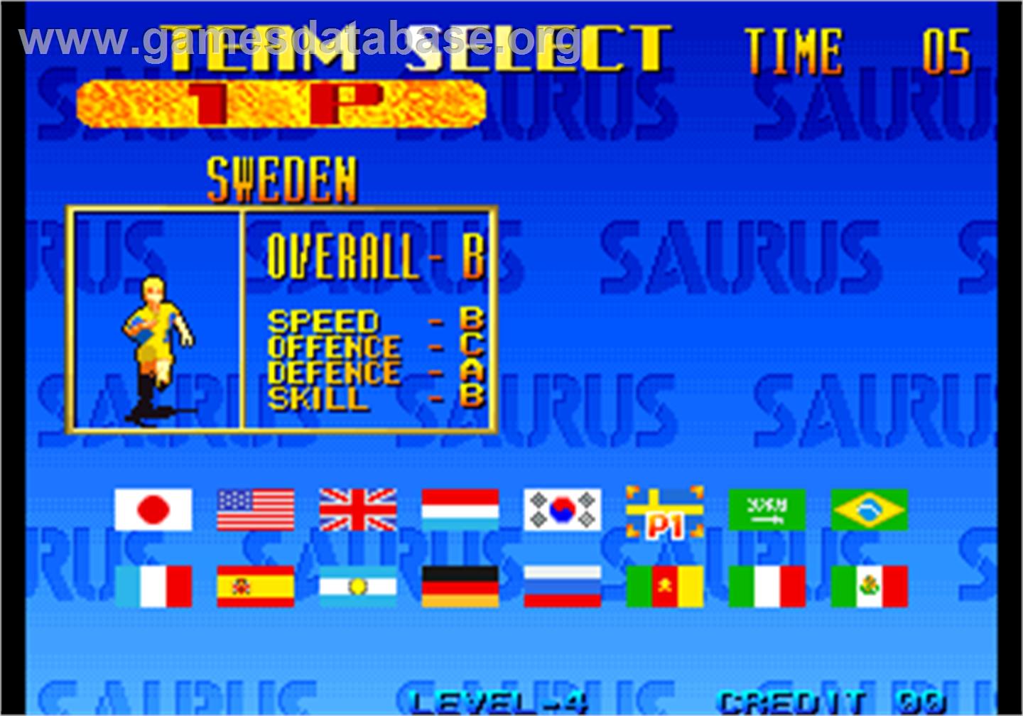 Pleasure Goal / Futsal - 5 on 5 Mini Soccer - Arcade - Artwork - Select Screen