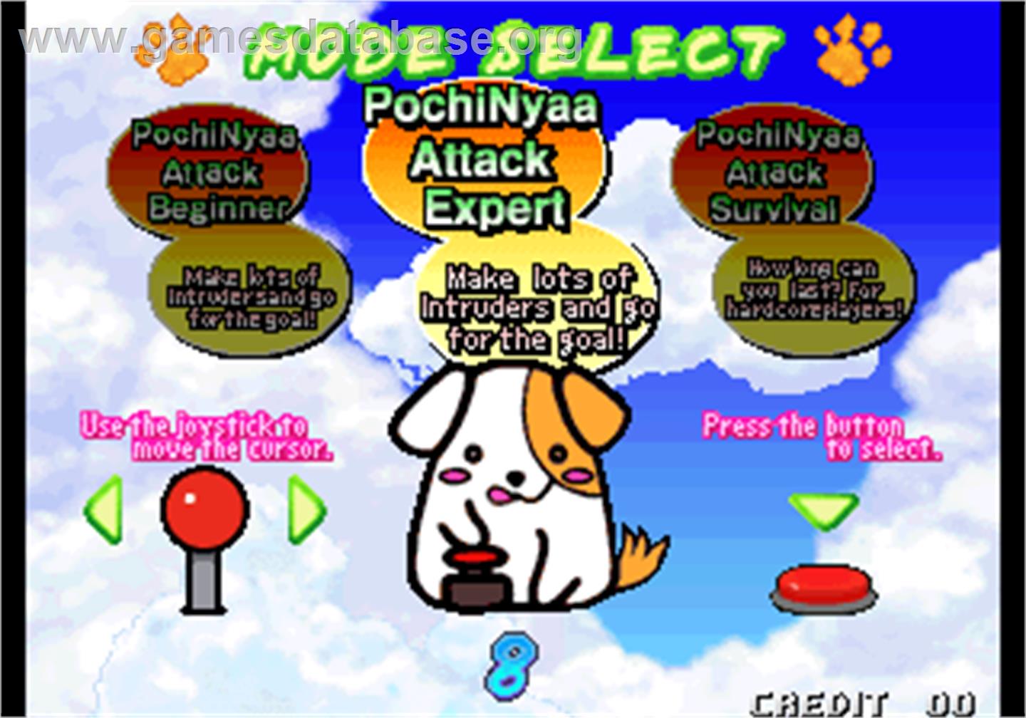 Pochi and Nyaa - Arcade - Artwork - Select Screen