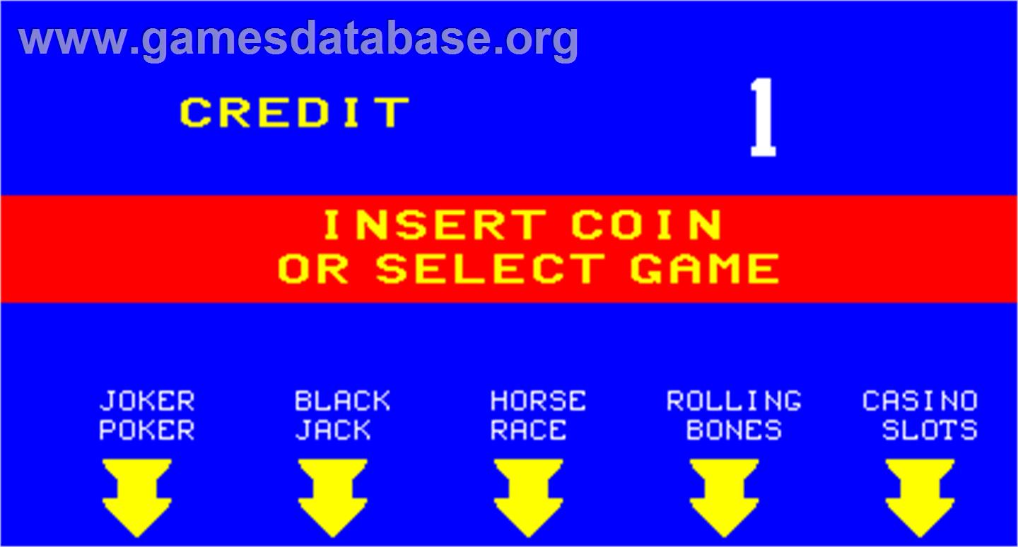Poker - Arcade - Artwork - Select Screen