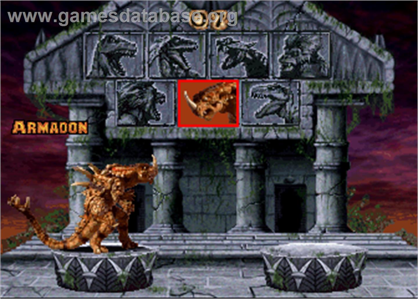 Primal Rage - Arcade - Artwork - Select Screen