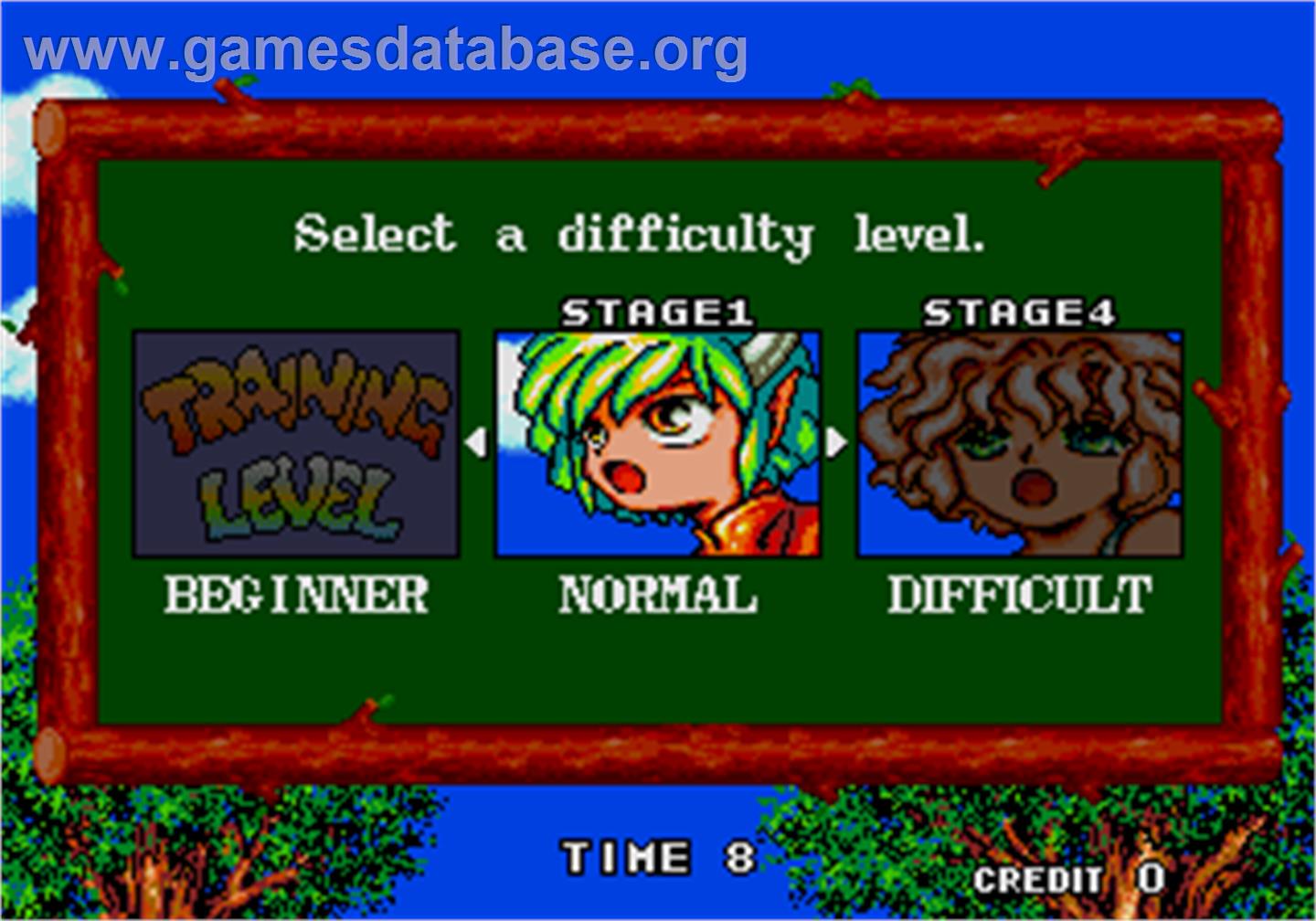 Puyo Puyo - Arcade - Artwork - Select Screen