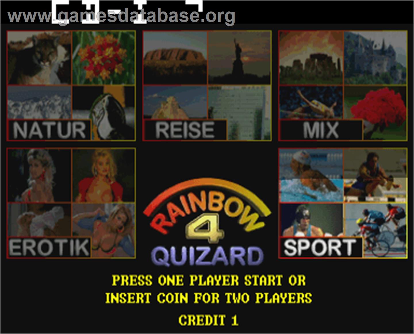 Quizard Rainbow 4.1 - Arcade - Artwork - Select Screen