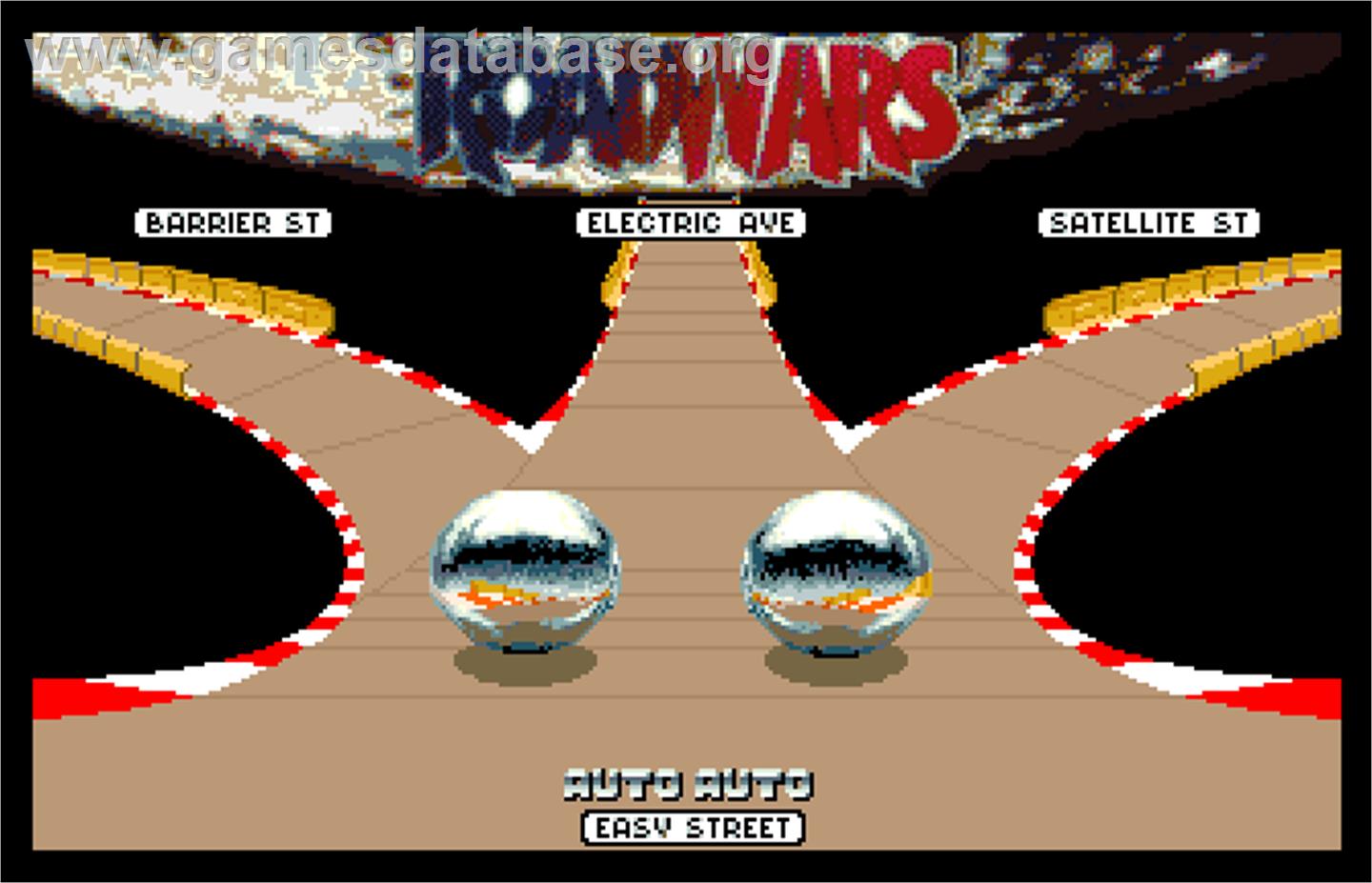 RoadWars - Arcade - Artwork - Select Screen