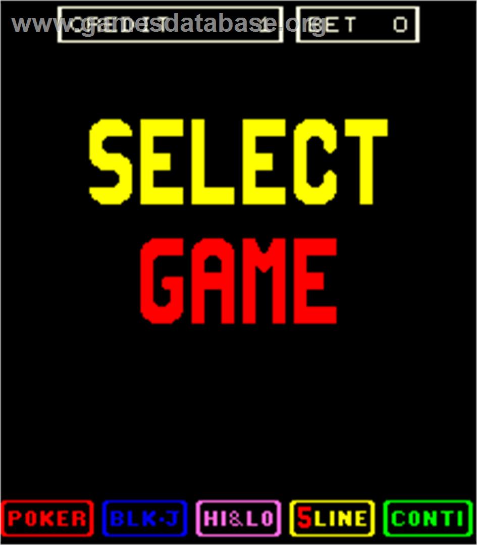 Royal Casino - Arcade - Artwork - Select Screen