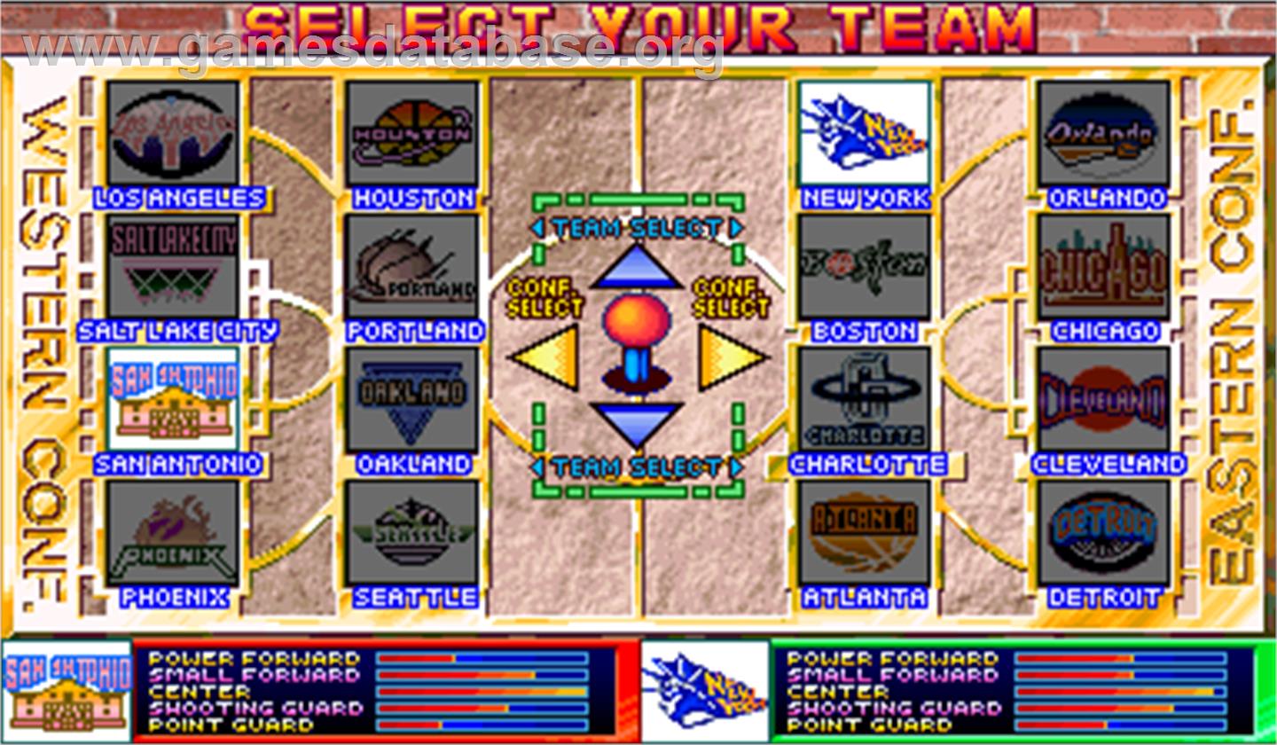 Run and Gun - Arcade - Artwork - Select Screen