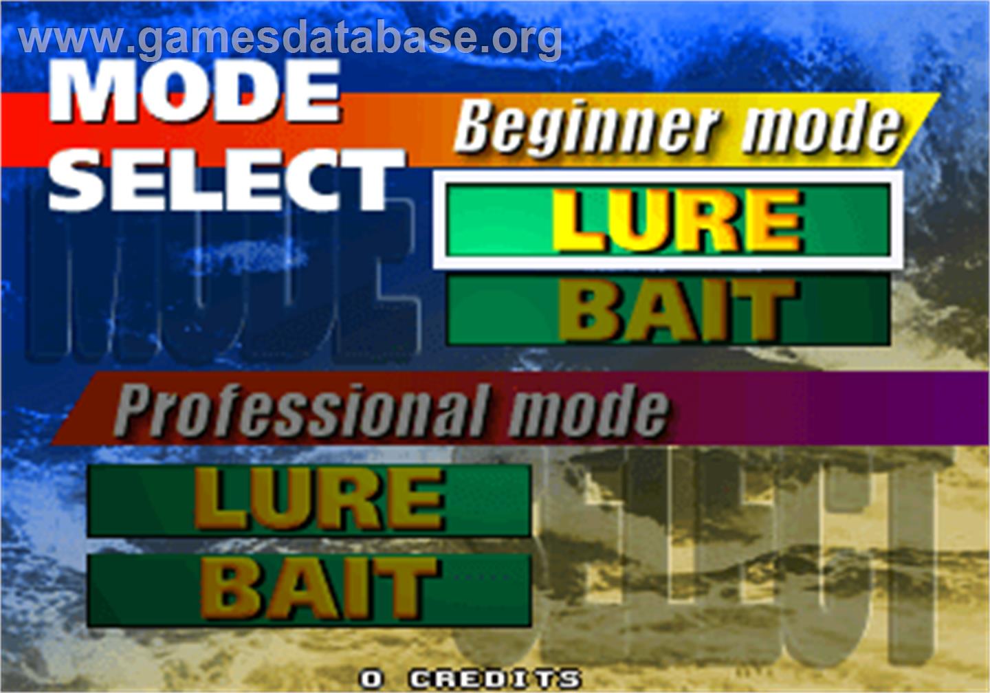 Sea Bass Fishing - Arcade - Artwork - Select Screen