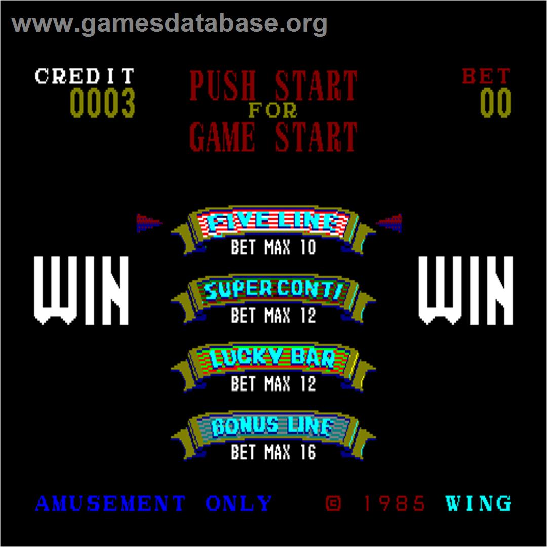 Slot Carnival - Arcade - Artwork - Select Screen