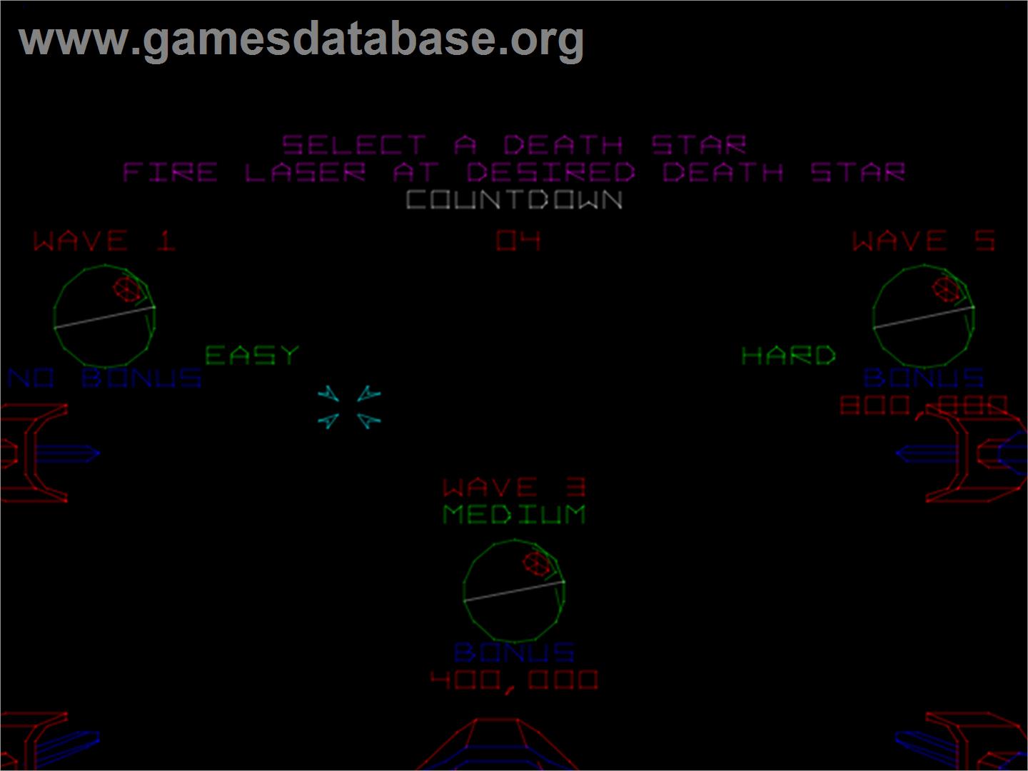 Star Wars - Arcade - Artwork - Select Screen