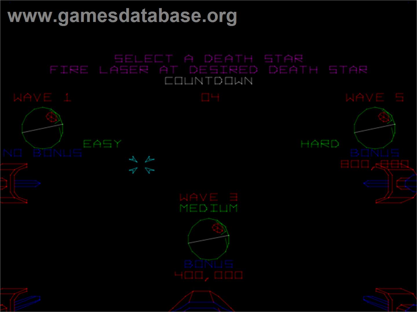 Star Wars - Arcade - Artwork - Select Screen
