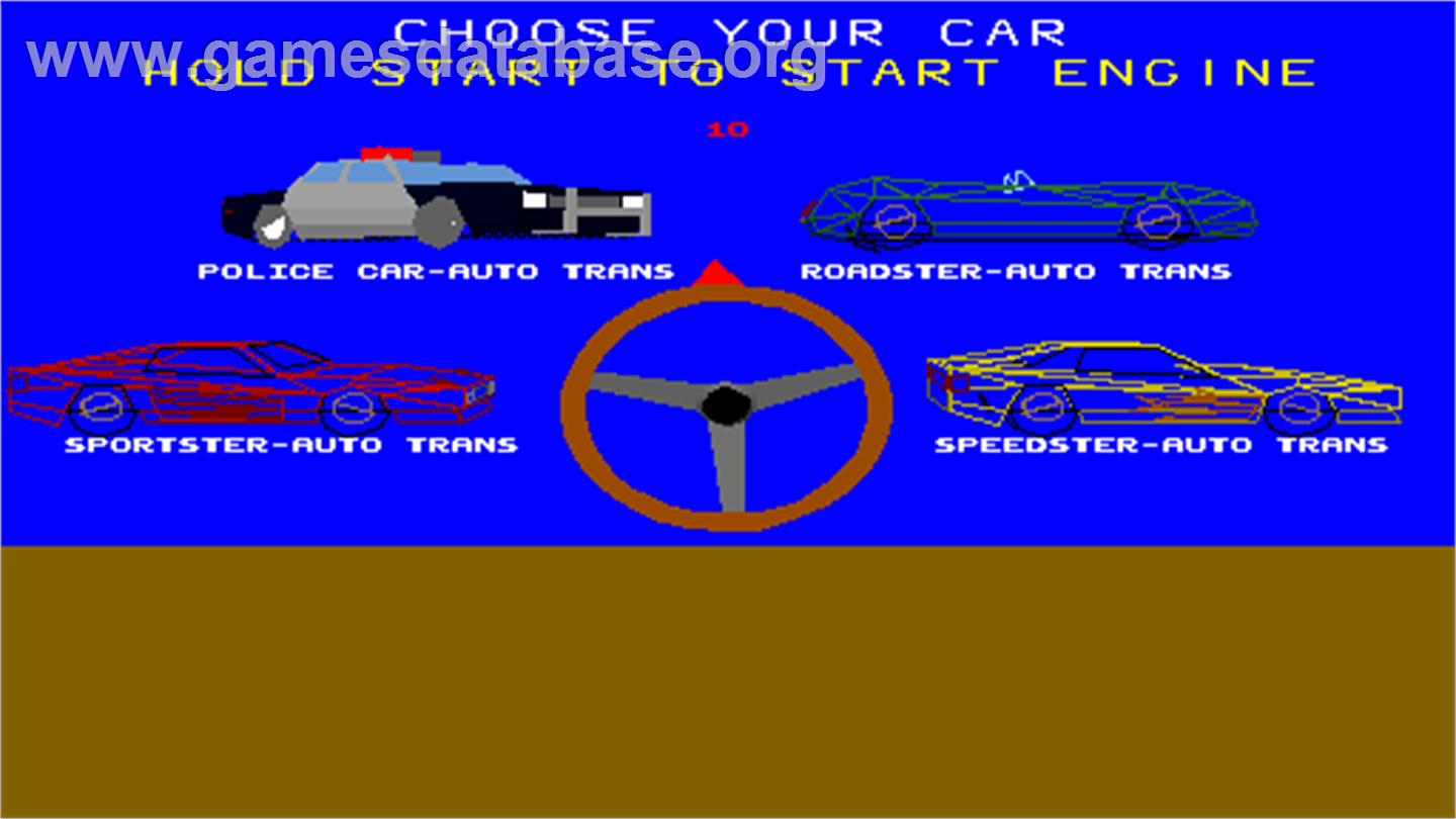 Street Drivin' - Arcade - Artwork - Select Screen