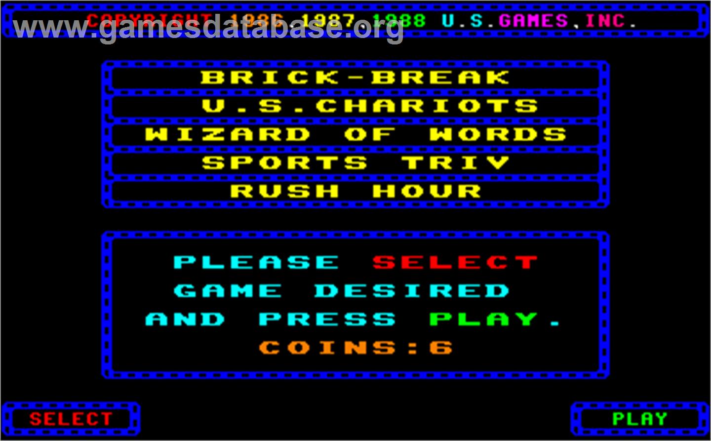 Super Ten V8.3 - Arcade - Artwork - Select Screen