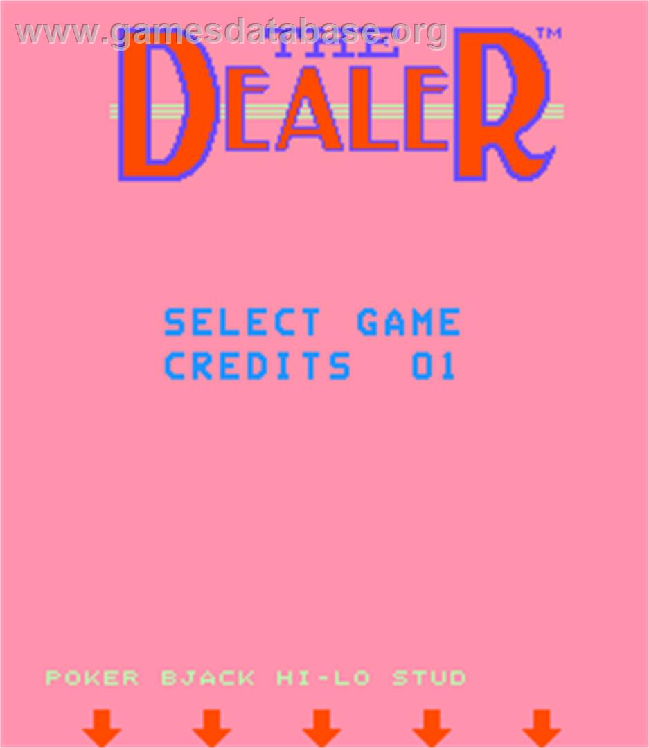 The Dealer - Arcade - Artwork - Select Screen