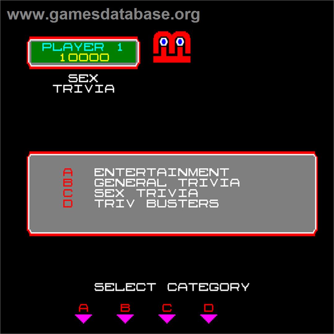 Trivia ? Whiz - Arcade - Artwork - Select Screen