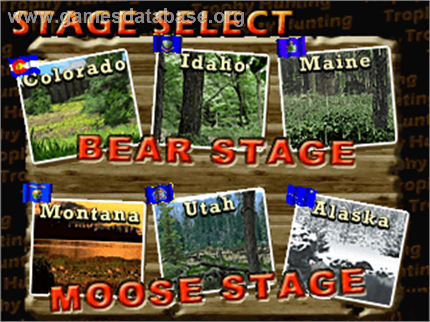 Trophy Hunting - Bear & Moose V1.0 - Arcade - Artwork - Select Screen