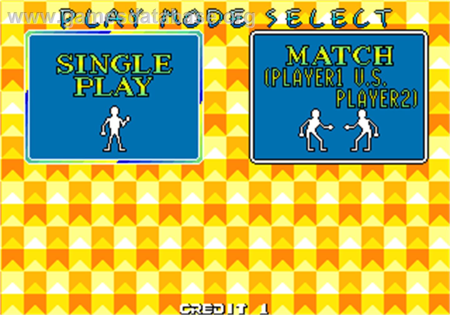 Twin Qix - Arcade - Artwork - Select Screen