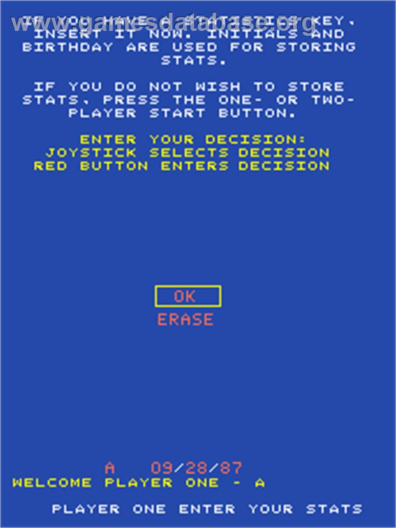 Up Your Alley - Arcade - Artwork - Select Screen