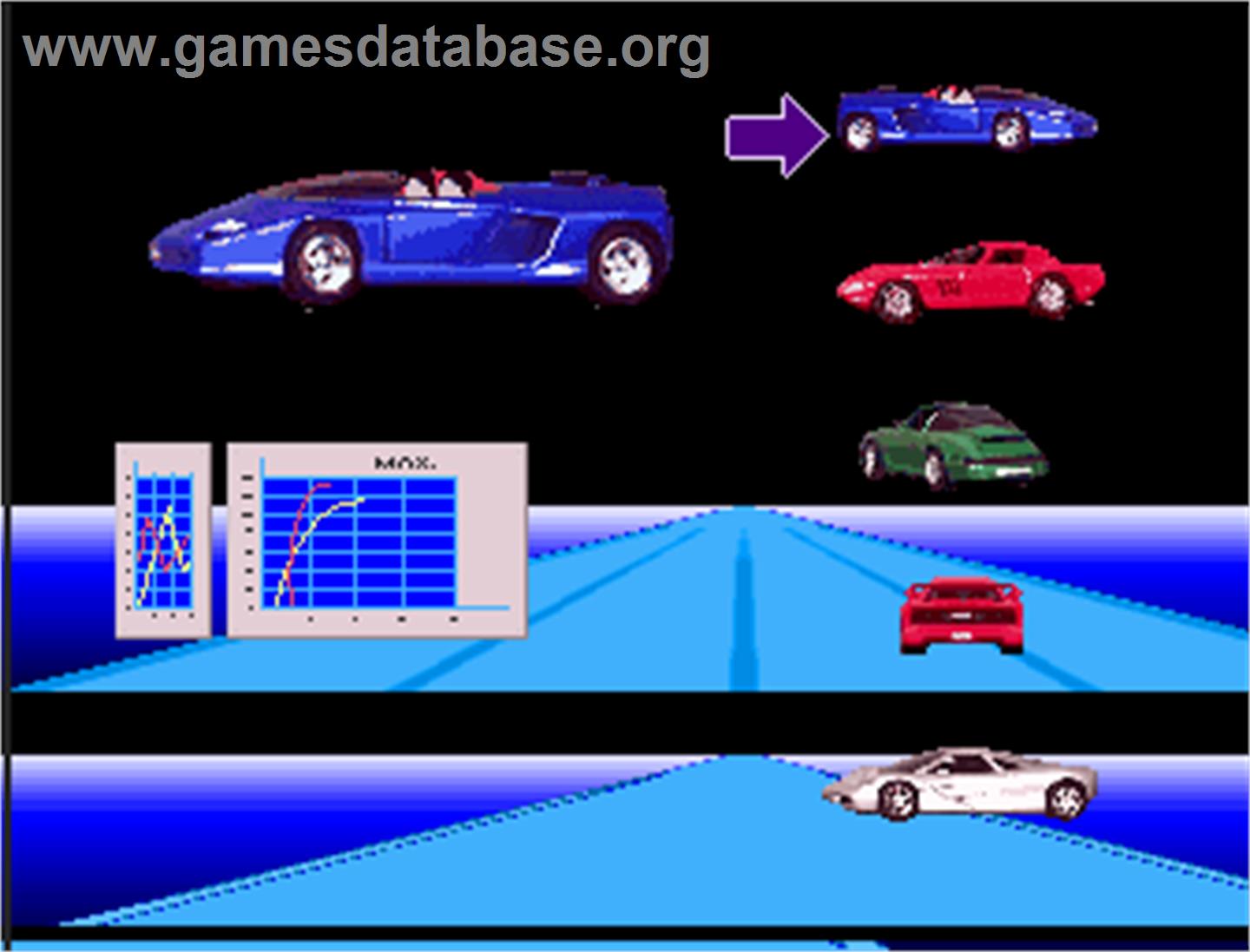 Wheels & Fire - Arcade - Artwork - Select Screen