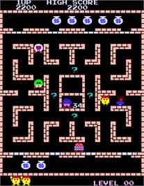 In game image of Ali Baba and 40 Thieves on the Arcade.