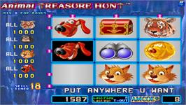 In game image of Animal Treasure Hunt on the Arcade.