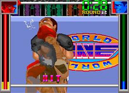 In game image of Ashita no Joe on the Arcade.