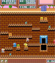 In game image of Baluba-louk no Densetsu on the Arcade.
