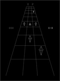 In game image of Barrier on the Arcade.