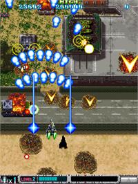 In game image of Batsugun on the Arcade.