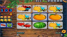 In game image of Bugs Fever on the Arcade.