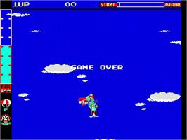 In game image of But-ten Ohara's Suit-Cha Luck-a Dog-Fight on the Arcade.