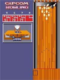 In game image of Coors Light Bowling on the Arcade.