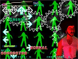 In game image of Dance Dance Revolution - Internet Ranking Ver on the Arcade.