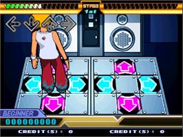 In game image of Dancing Stage Euro Mix 2 on the Arcade.