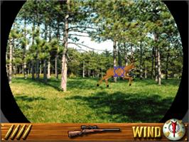 In game image of Deer Hunting USA V2 on the Arcade.